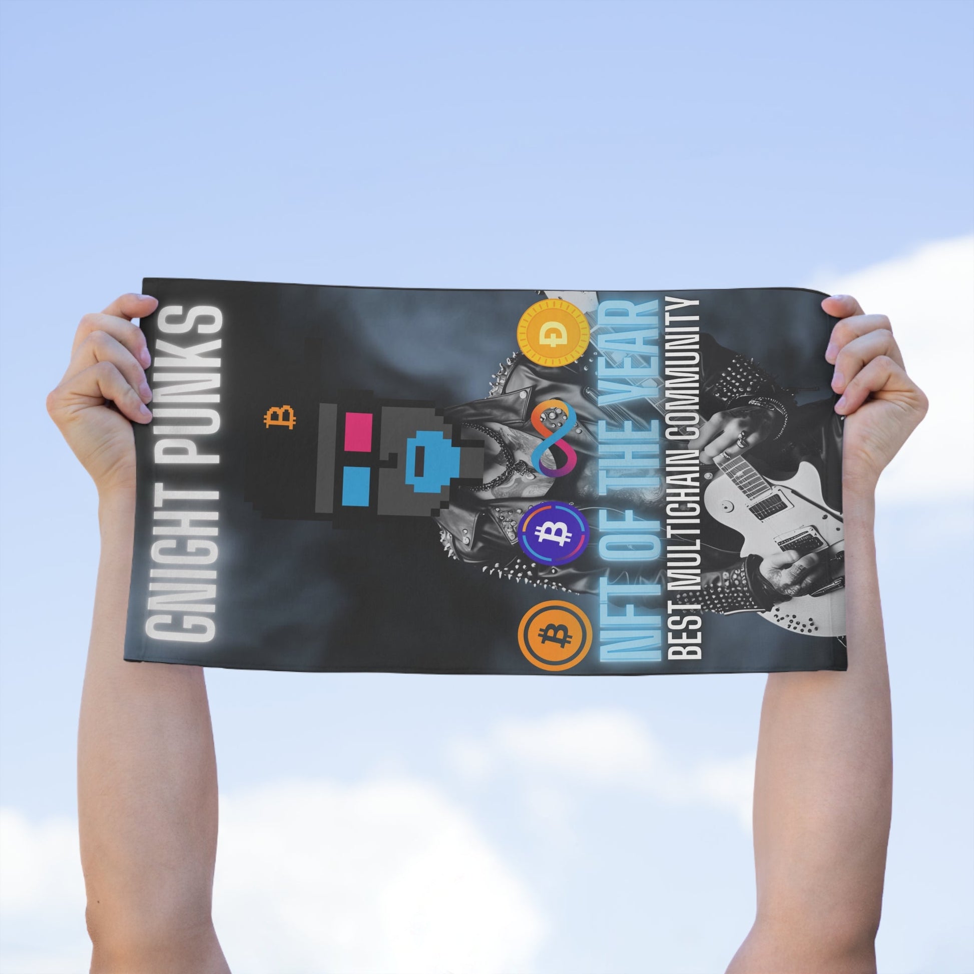 T3kNo - Logic | GNight Punks "Multi - Chain Spirit" Rally Towel - T3kNo - Logic.xyz