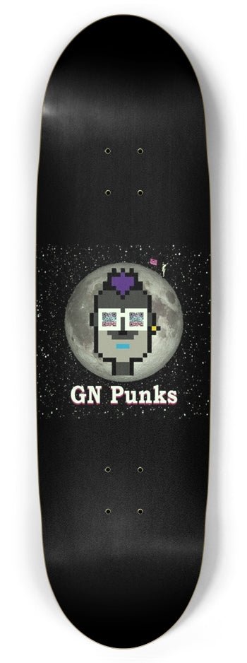 T3kNo - Logic | GNight Punks "Multichain Grind" Skateboard Deck - T3kNo - Logic.xyz