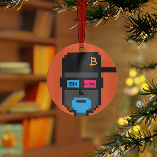 T3kNo - Logic | GNight Punks "On - Chain Star" Christmas Ornament - T3kNo - Logic.xyz