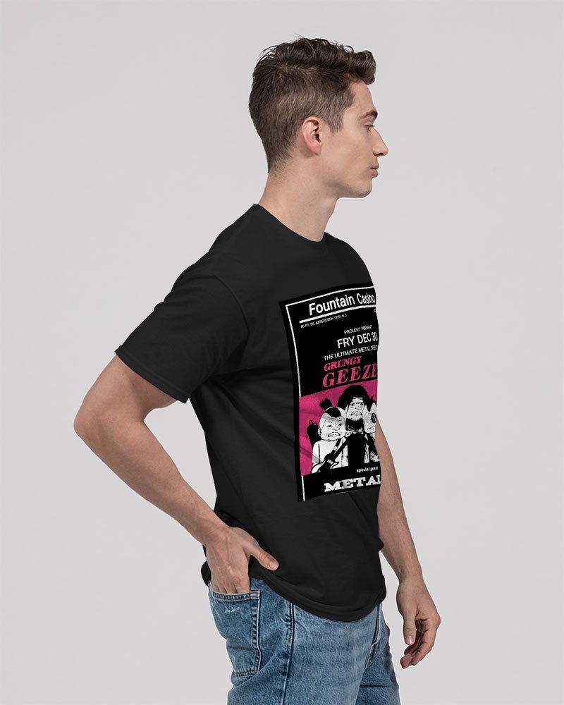 T3kNo - Logic | Grungy Geezers "Fountain Park Gig" T-Shirt - T3kNo - Logic.xyz