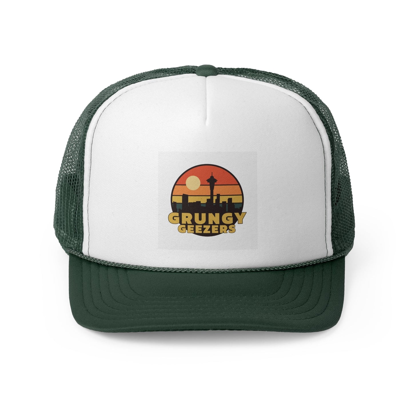 T3kNo - Logic | Grungy Geezers "Music NFT Pioneer" Trucker Hat - T3kNo - Logic.xyz