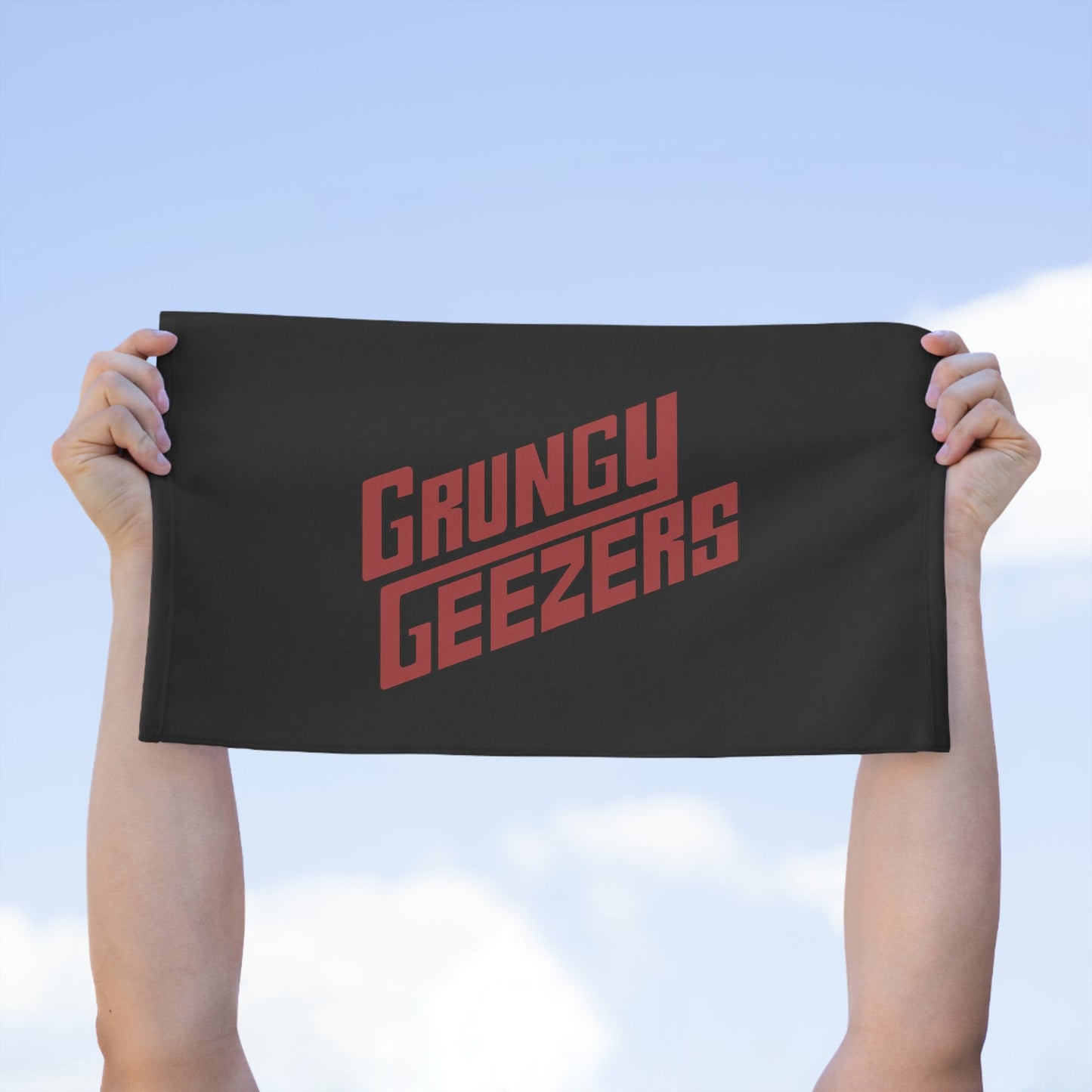 T3kNo - Logic | Grungy Geezers "On - Chain Anthem" Rally Towel - T3kNo - Logic.xyz