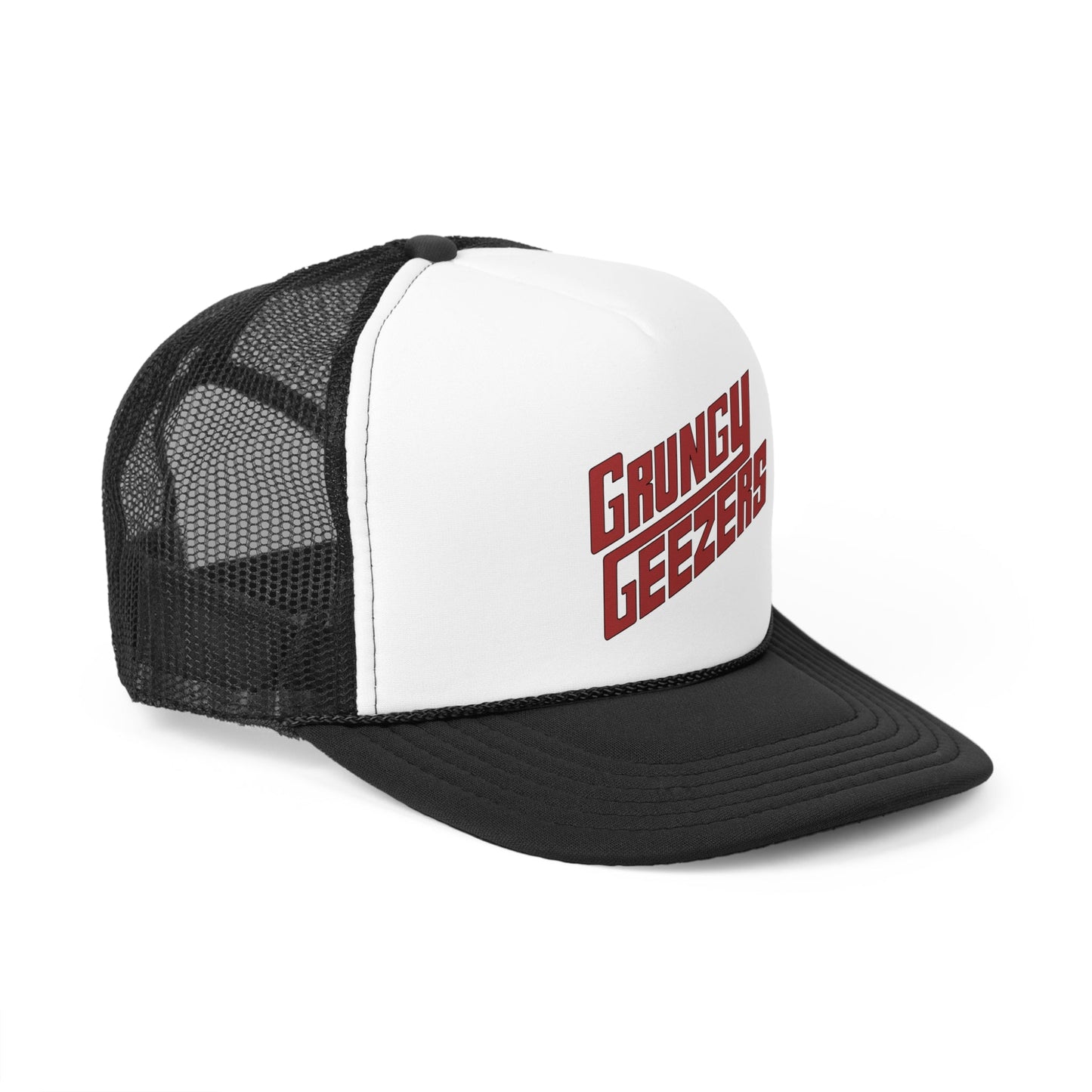 T3kNo - Logic | Grungy Geezers "Rock 'n' Roll Roadie" Trucker Hat - T3kNo - Logic.xyz