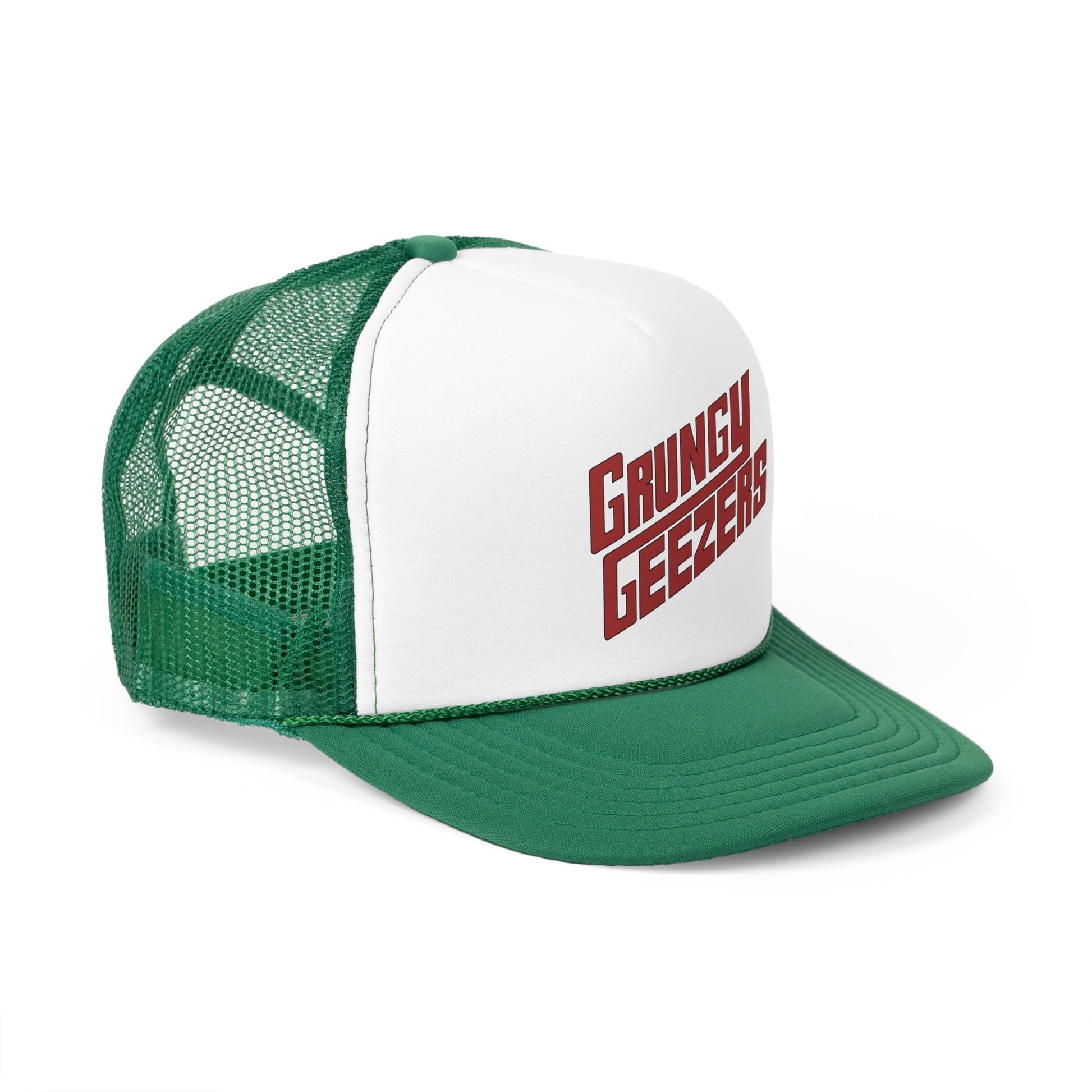 T3kNo - Logic | Grungy Geezers "Rock 'n' Roll Roadie" Trucker Hat - T3kNo - Logic.xyz