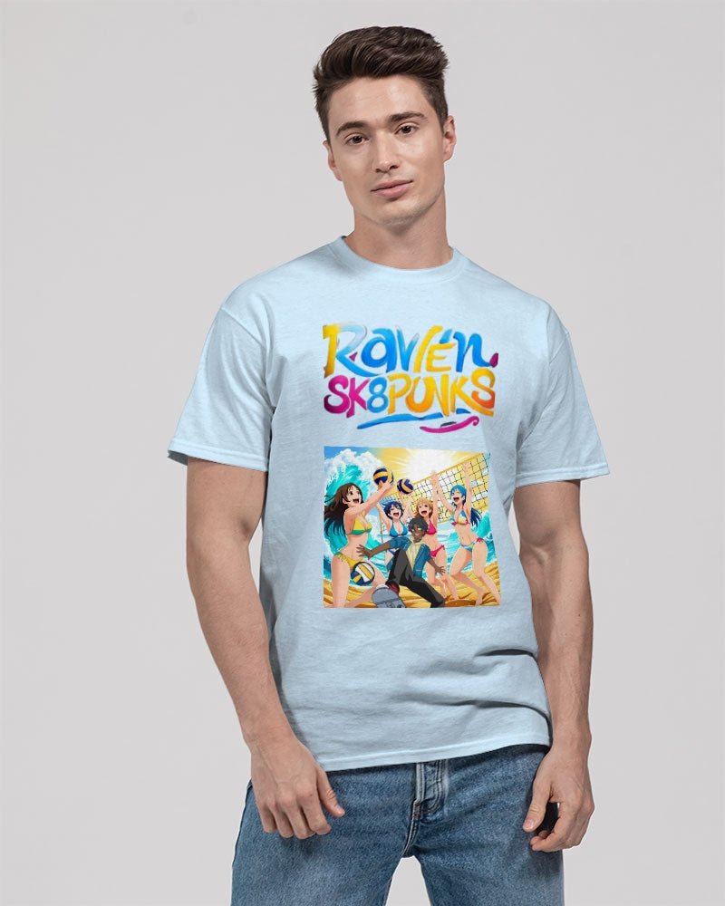 T3kNo - Logic | Raven Sk8 Punks "Sk8'n at the Beach" T-Shirt - T3kNo - Logic.xyz