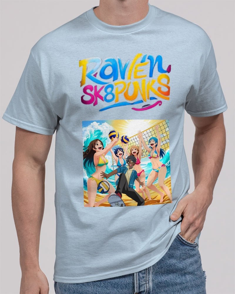 T3kNo - Logic | Raven Sk8 Punks "Sk8'n at the Beach" T-Shirt - T3kNo - Logic.xyz