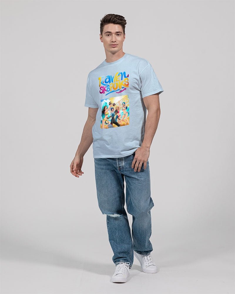 T3kNo - Logic | Raven Sk8 Punks "Sk8'n at the Beach" T-Shirt - T3kNo - Logic.xyz