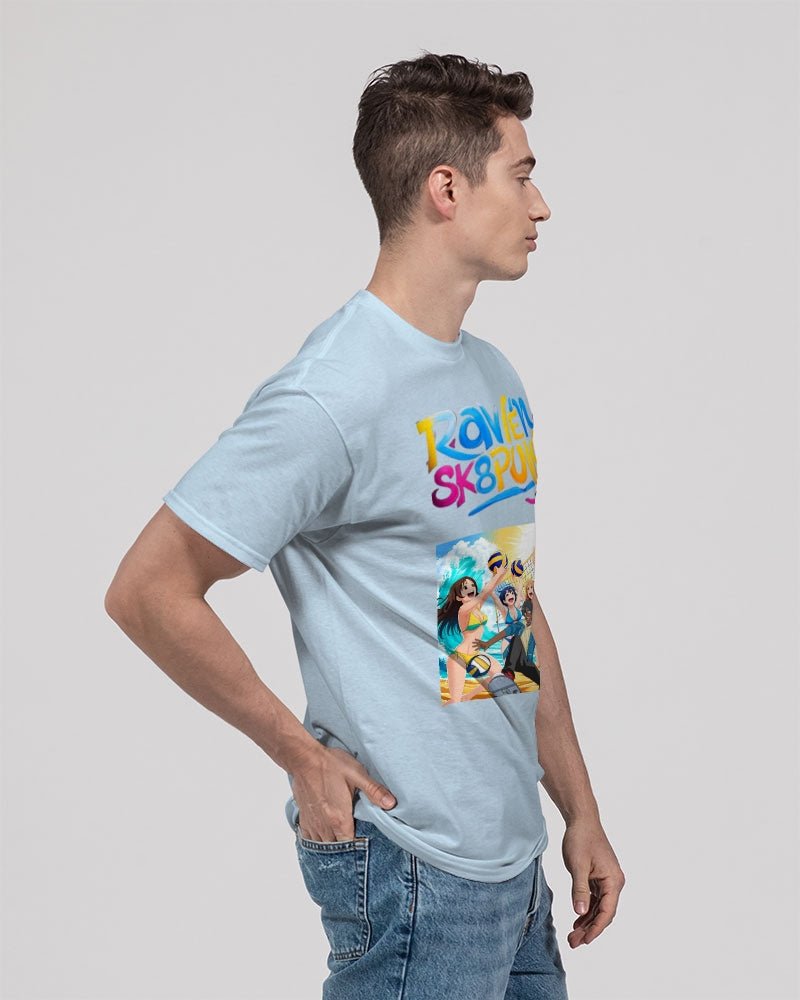 T3kNo - Logic | Raven Sk8 Punks "Sk8'n at the Beach" T-Shirt - T3kNo - Logic.xyz