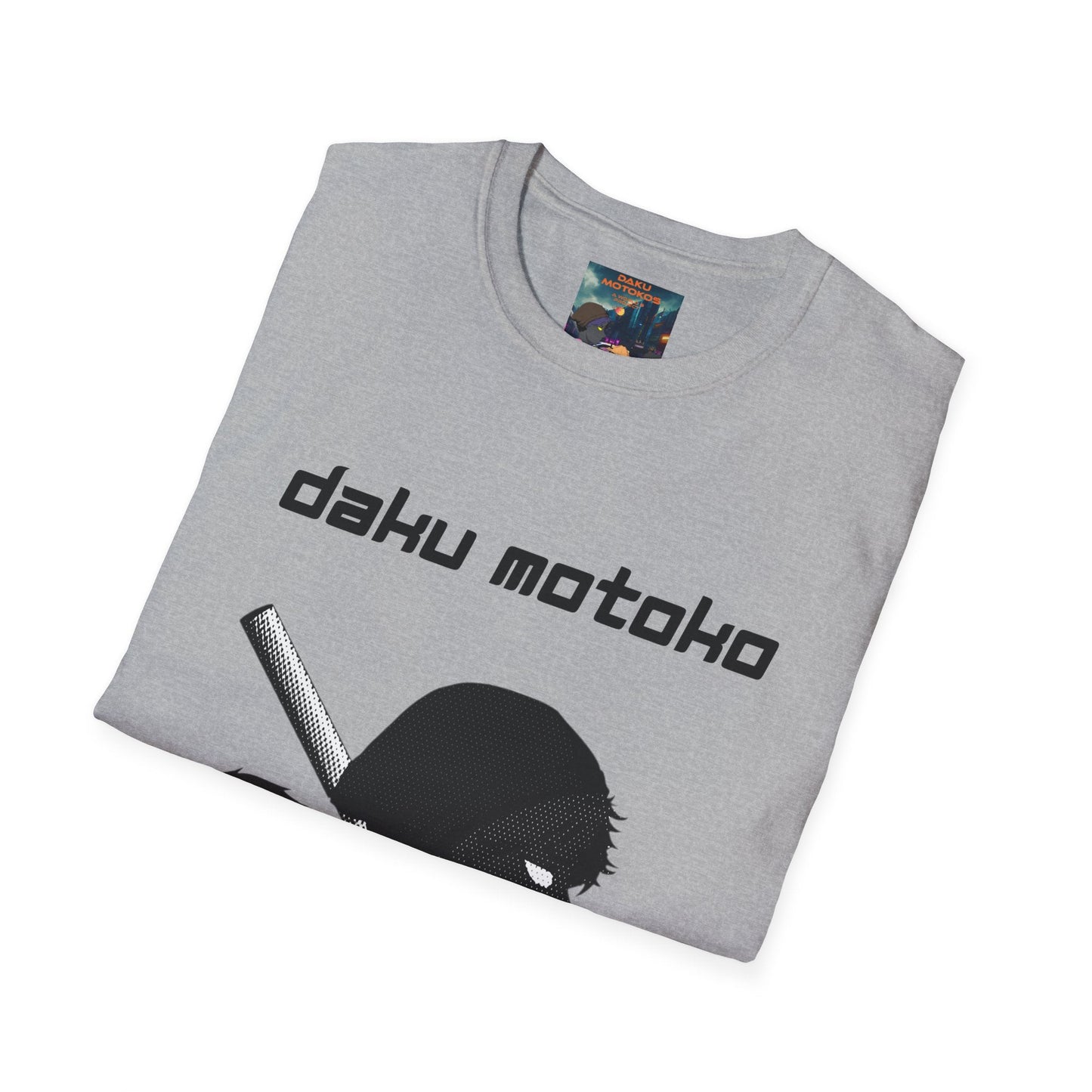 T3kNo - Logic | T-Shirt — Daku Motoko Anime Silhouette Tee - T3kNo - Logic.xyz