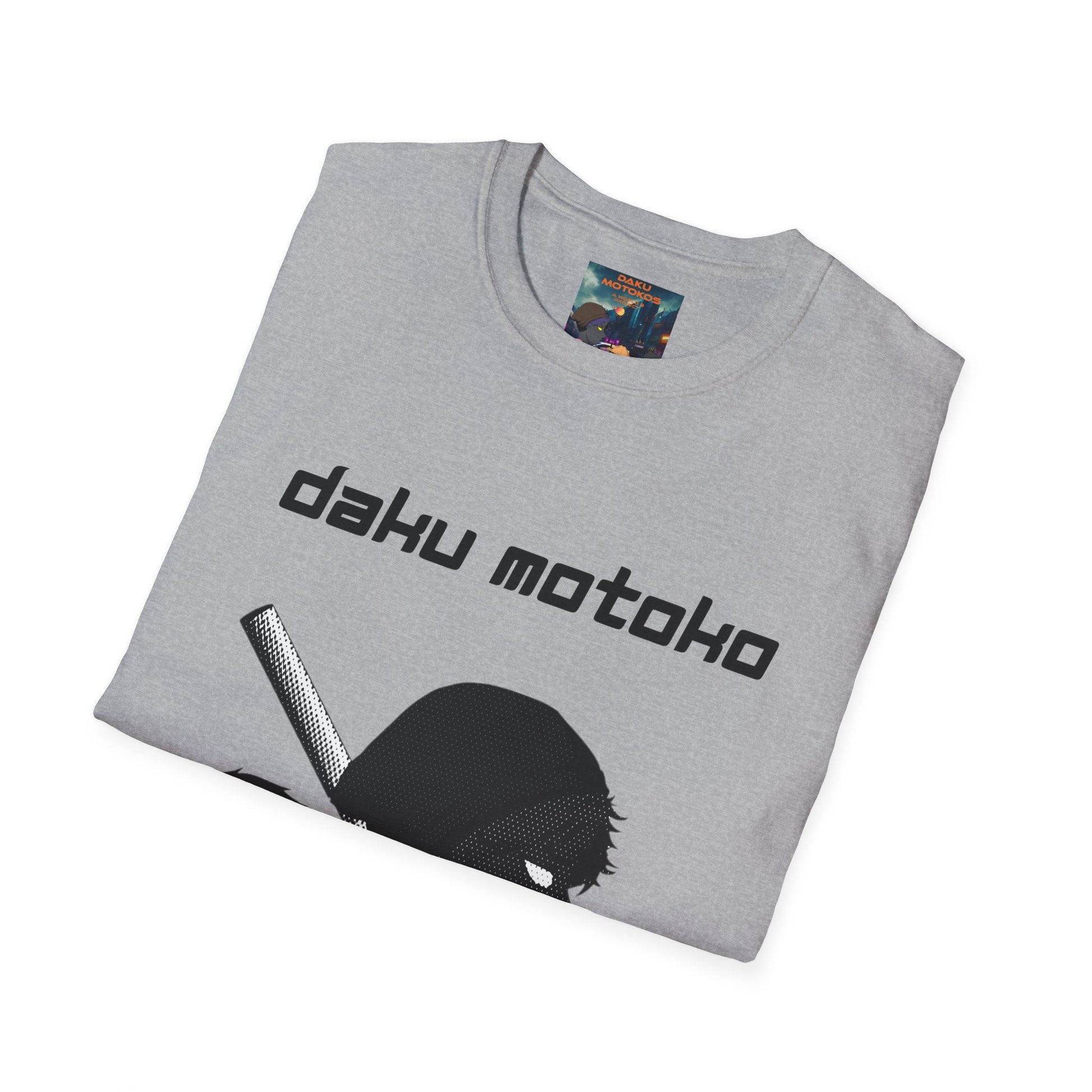 T3kNo - Logic | T-Shirt — Daku Motoko Anime Silhouette Tee - T3kNo - Logic.xyz