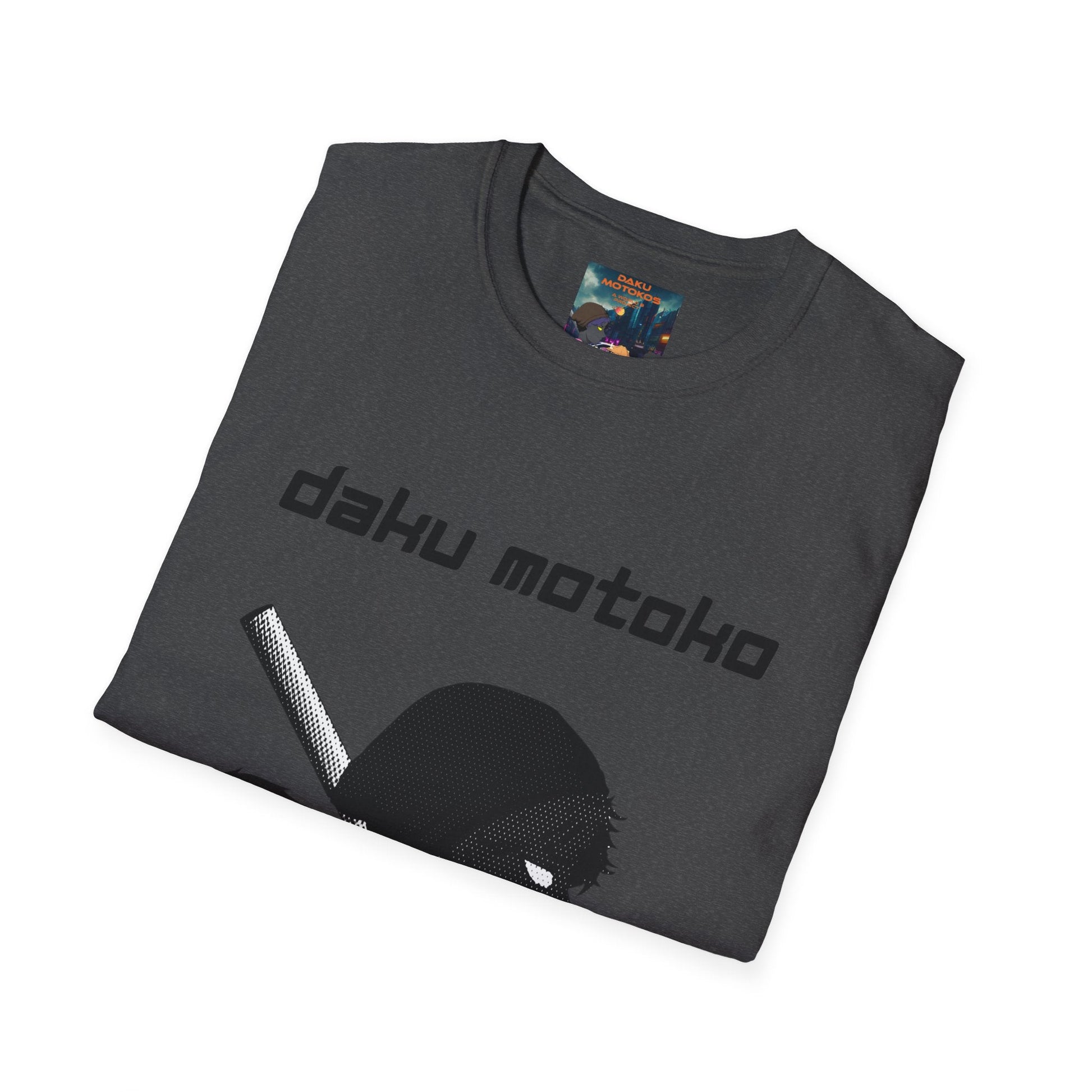 T3kNo - Logic | T-Shirt — Daku Motoko Anime Silhouette Tee - T3kNo - Logic.xyz