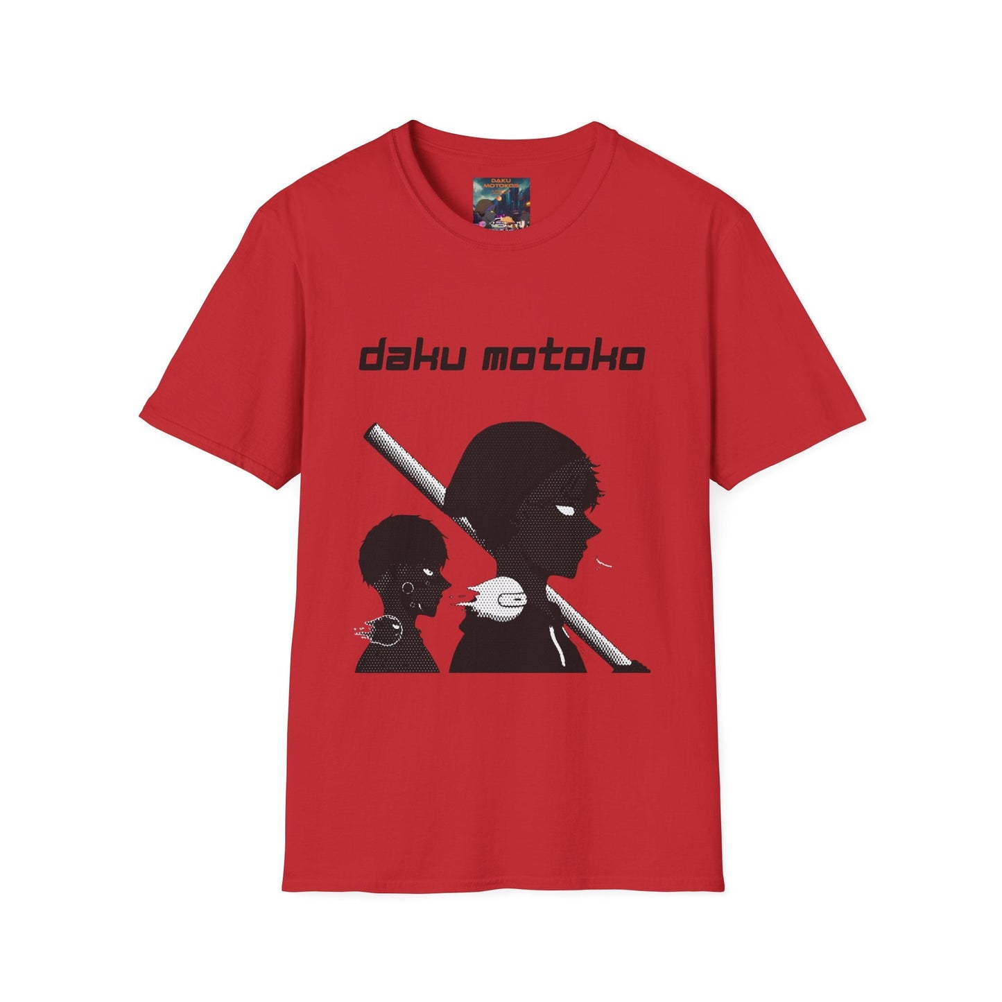 T3kNo - Logic | T-Shirt — Daku Motoko Anime Silhouette Tee - T3kNo - Logic.xyz