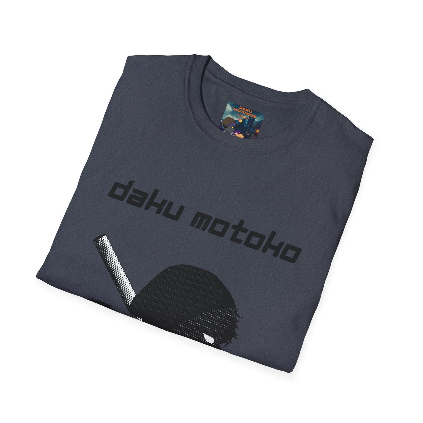 T3kNo - Logic | T-Shirt — Daku Motoko Anime Silhouette Tee - T3kNo - Logic.xyz