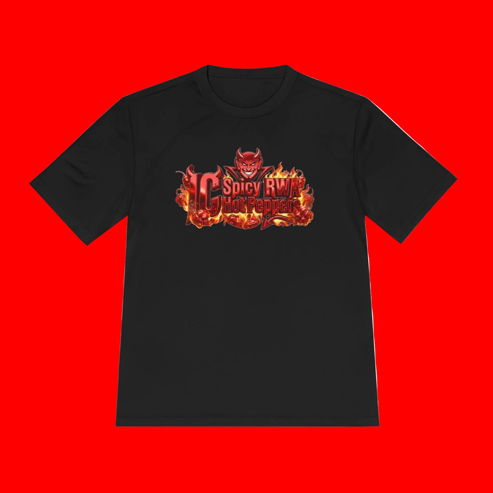 T3kNo - Logic | T-Shirt Moisture Wicking ICSPICY RWA Hot Peppers - T3kNo - Logic.xyz