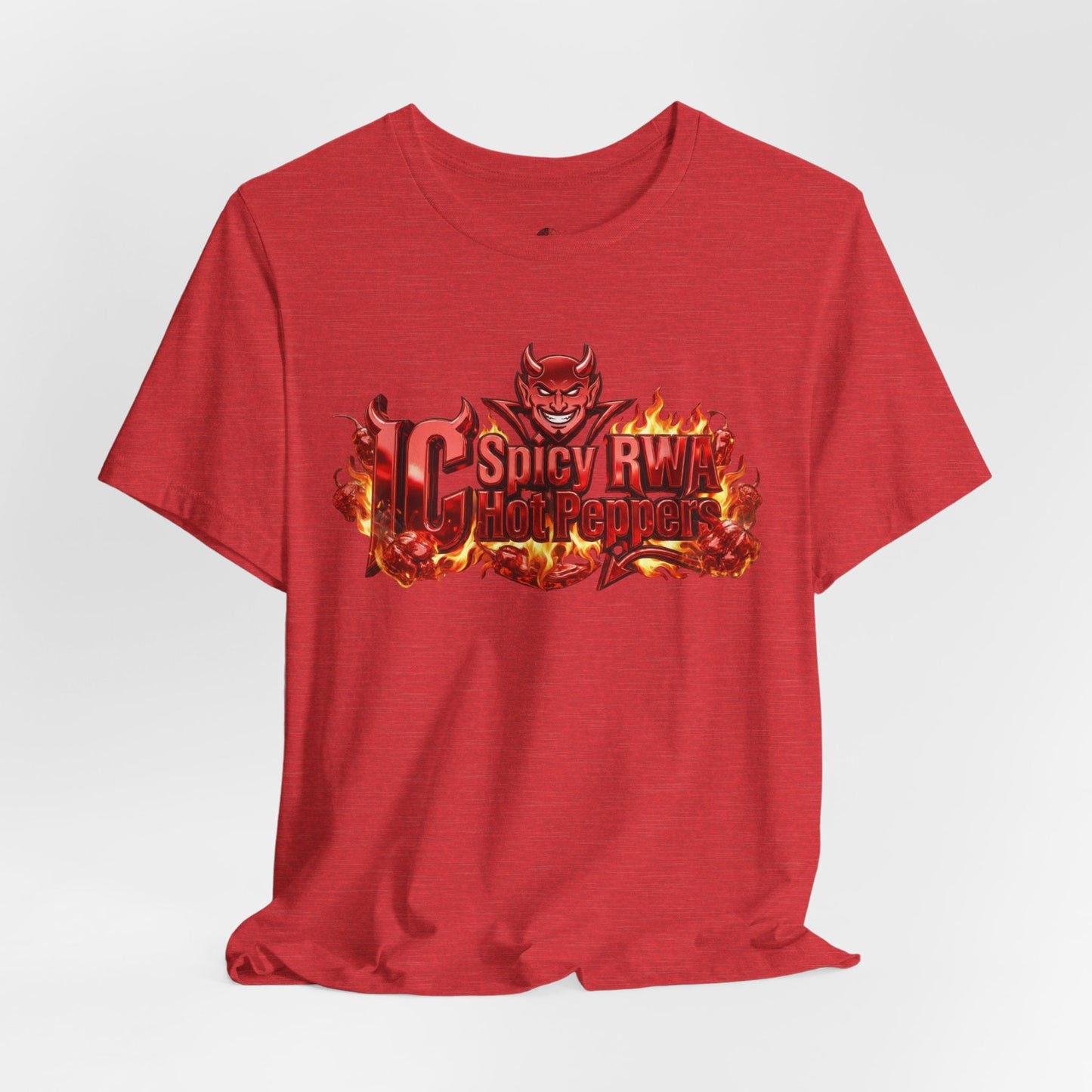 T‑Shirt — "IC Spicy RWA Red Pepper" Fiery Hot Pepper Graphic Tee - T3kNo - Logic.xyz