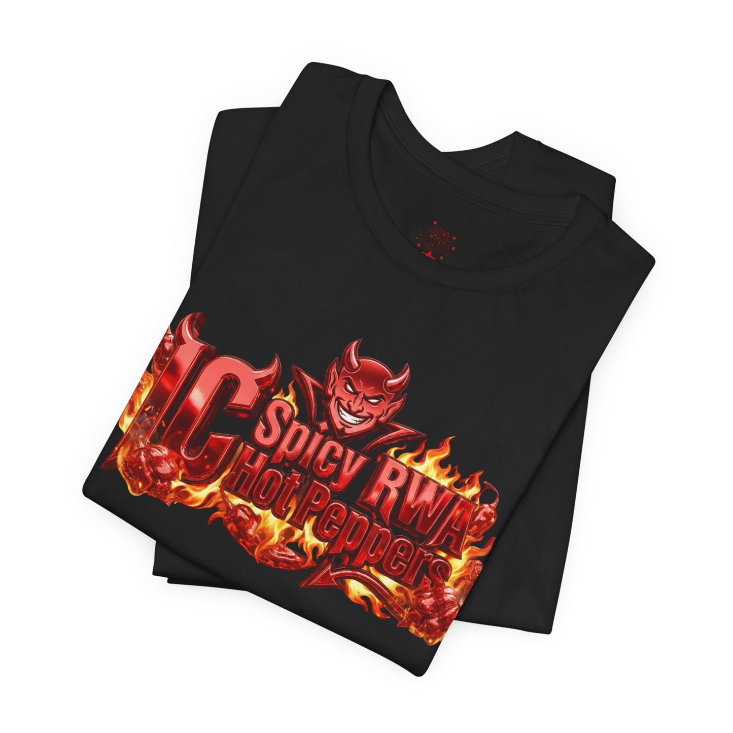 T‑Shirt — "IC Spicy RWA Red Pepper" Fiery Hot Pepper Graphic Tee - T3kNo - Logic.xyz