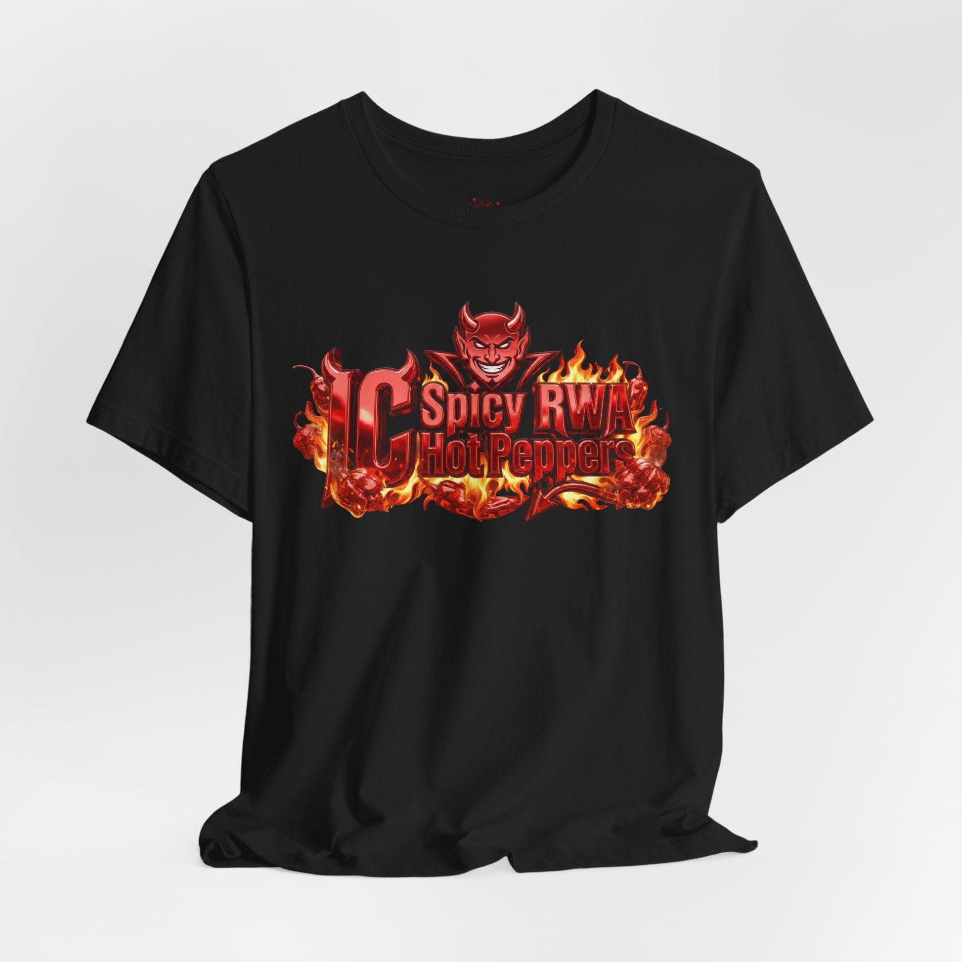 T‑Shirt — "IC Spicy RWA Red Pepper" Fiery Hot Pepper Graphic Tee - T3kNo - Logic.xyz