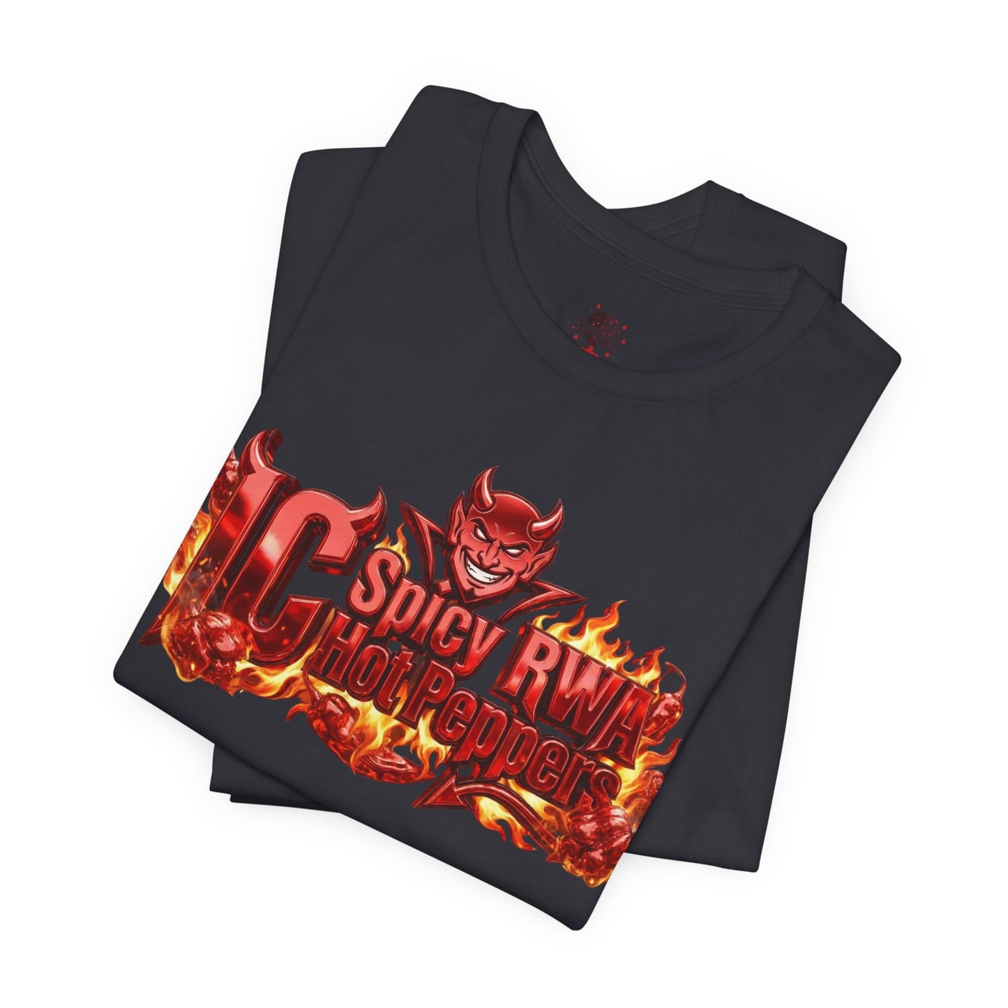 T‑Shirt — "IC Spicy RWA Red Pepper" Fiery Hot Pepper Graphic Tee - T3kNo - Logic.xyz