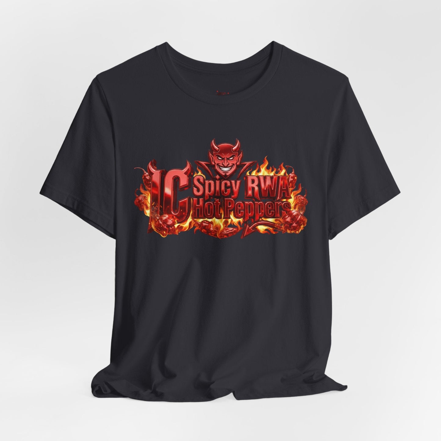 T‑Shirt — "IC Spicy RWA Red Pepper" Fiery Hot Pepper Graphic Tee - T3kNo - Logic.xyz