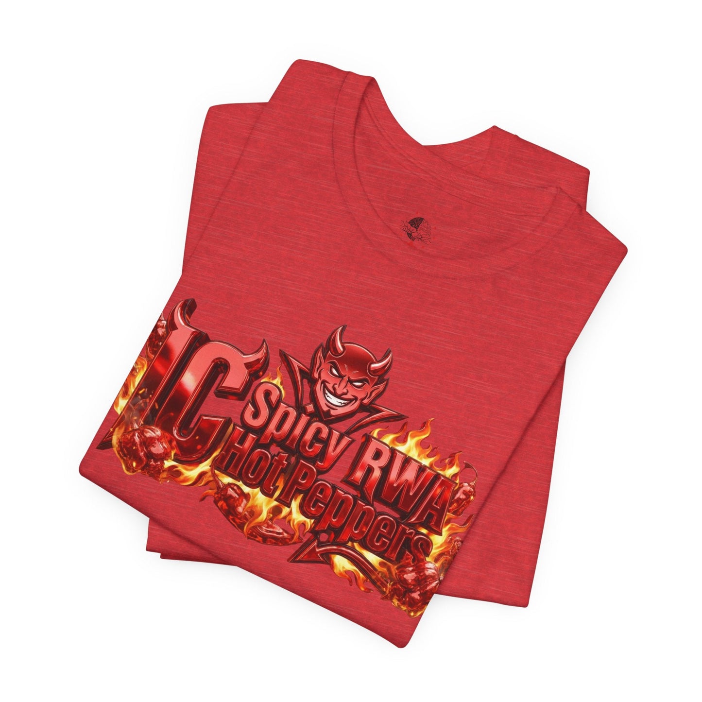 T‑Shirt — "IC Spicy RWA Red Pepper" Fiery Hot Pepper Graphic Tee - T3kNo - Logic.xyz