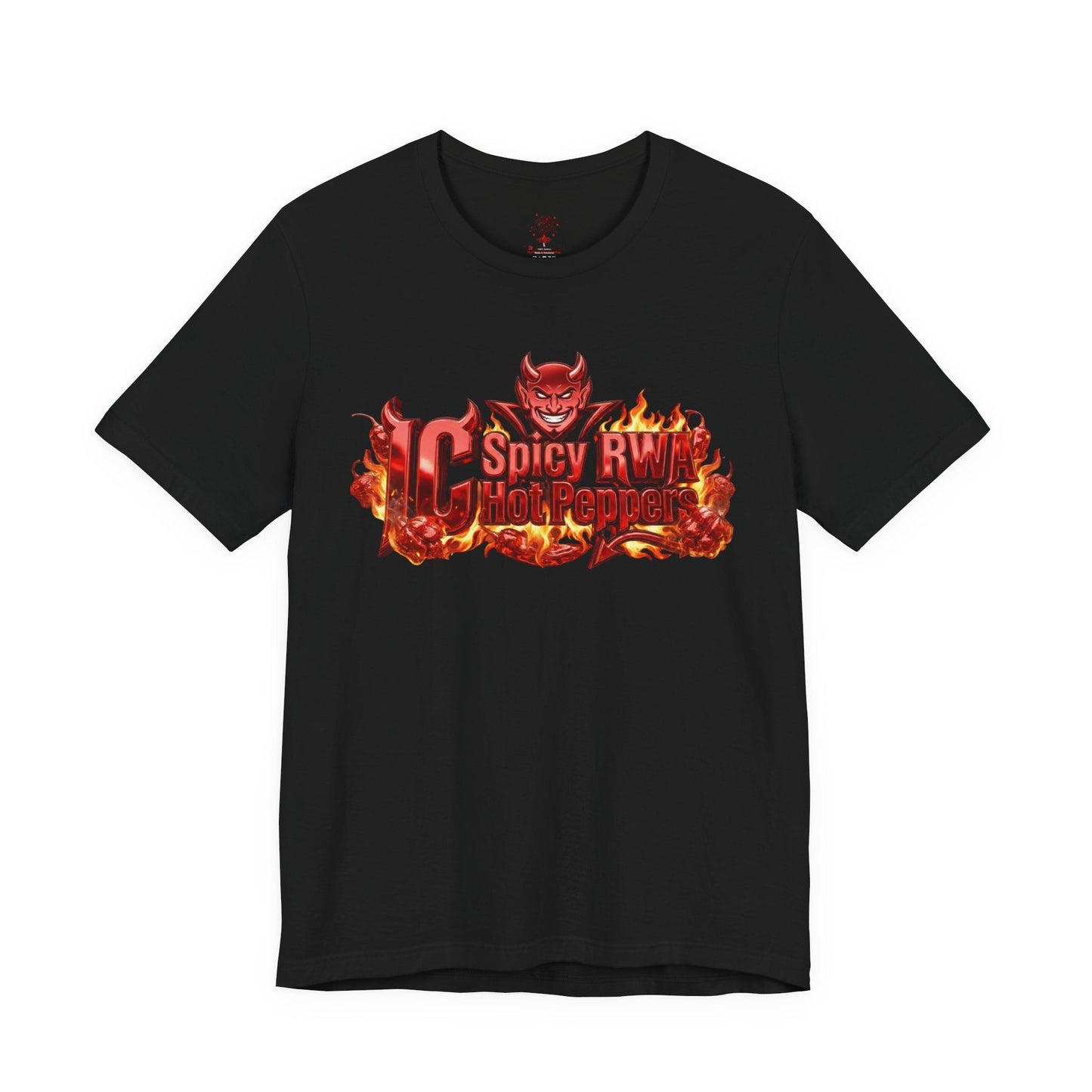 T‑Shirt — "IC Spicy RWA Red Pepper" Fiery Hot Pepper Graphic Tee - T3kNo - Logic.xyz