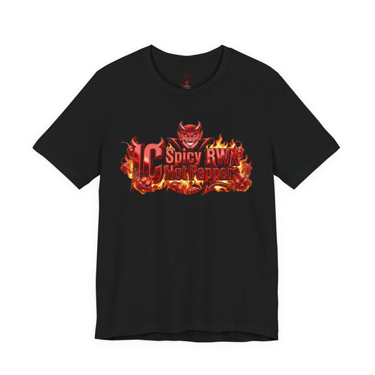 T‑Shirt — "IC Spicy RWA Red Pepper" Fiery Hot Pepper Graphic Tee - T3kNo - Logic.xyz
