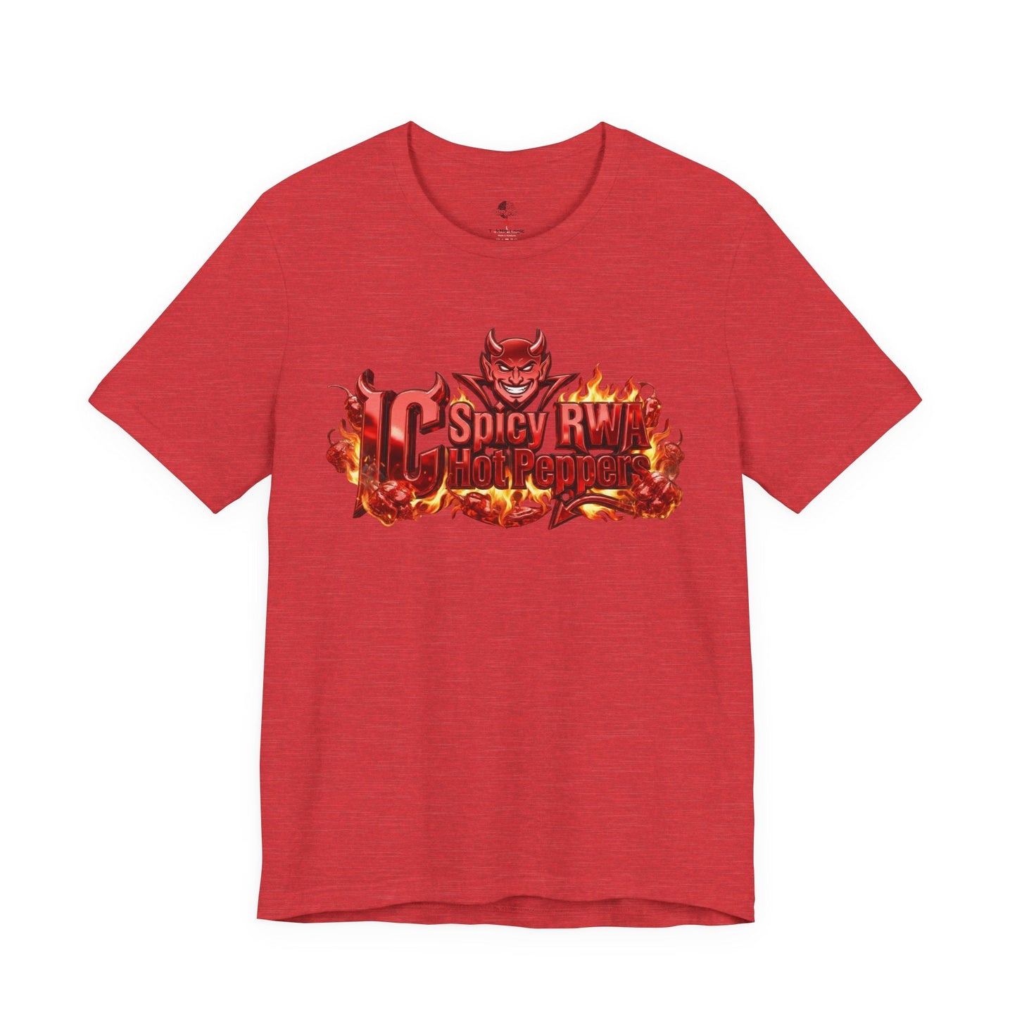 T‑Shirt — "IC Spicy RWA Red Pepper" Fiery Hot Pepper Graphic Tee - T3kNo - Logic.xyz